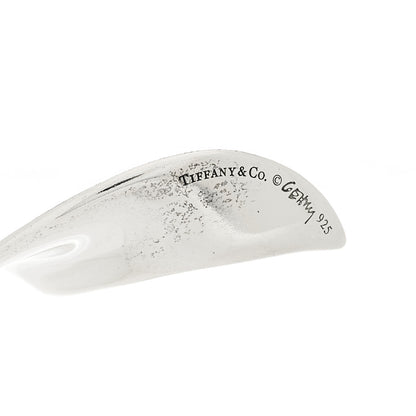 Tiffany Sterling Silver Frank Gehry Orchid Drop Earrings 4 of 4