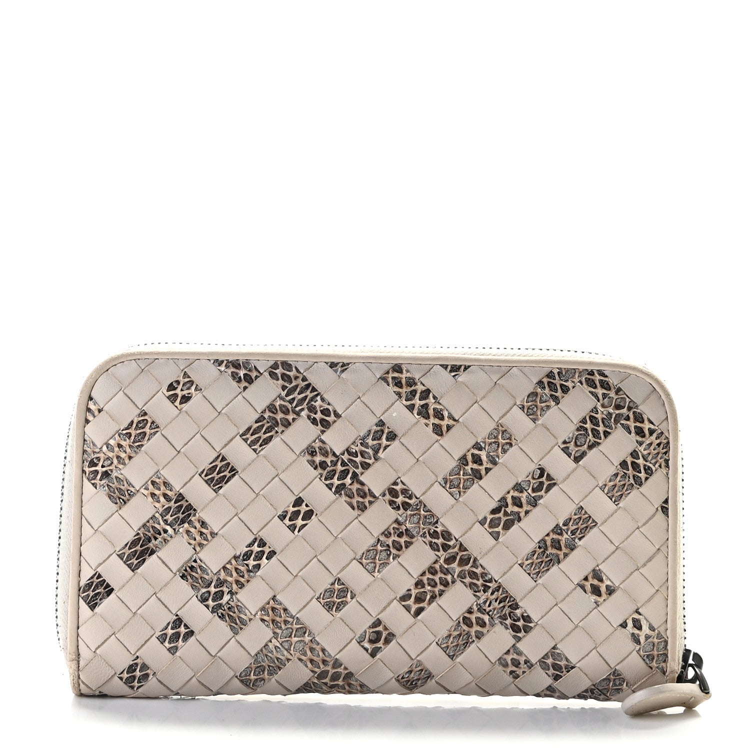 Bottega Veneta Nappa Intrecciato Ayers Zip Around Wallet 1 of 7
