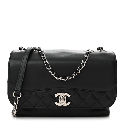Chanel Calfskin Mini Tramezzo Flap Black 1 of 13