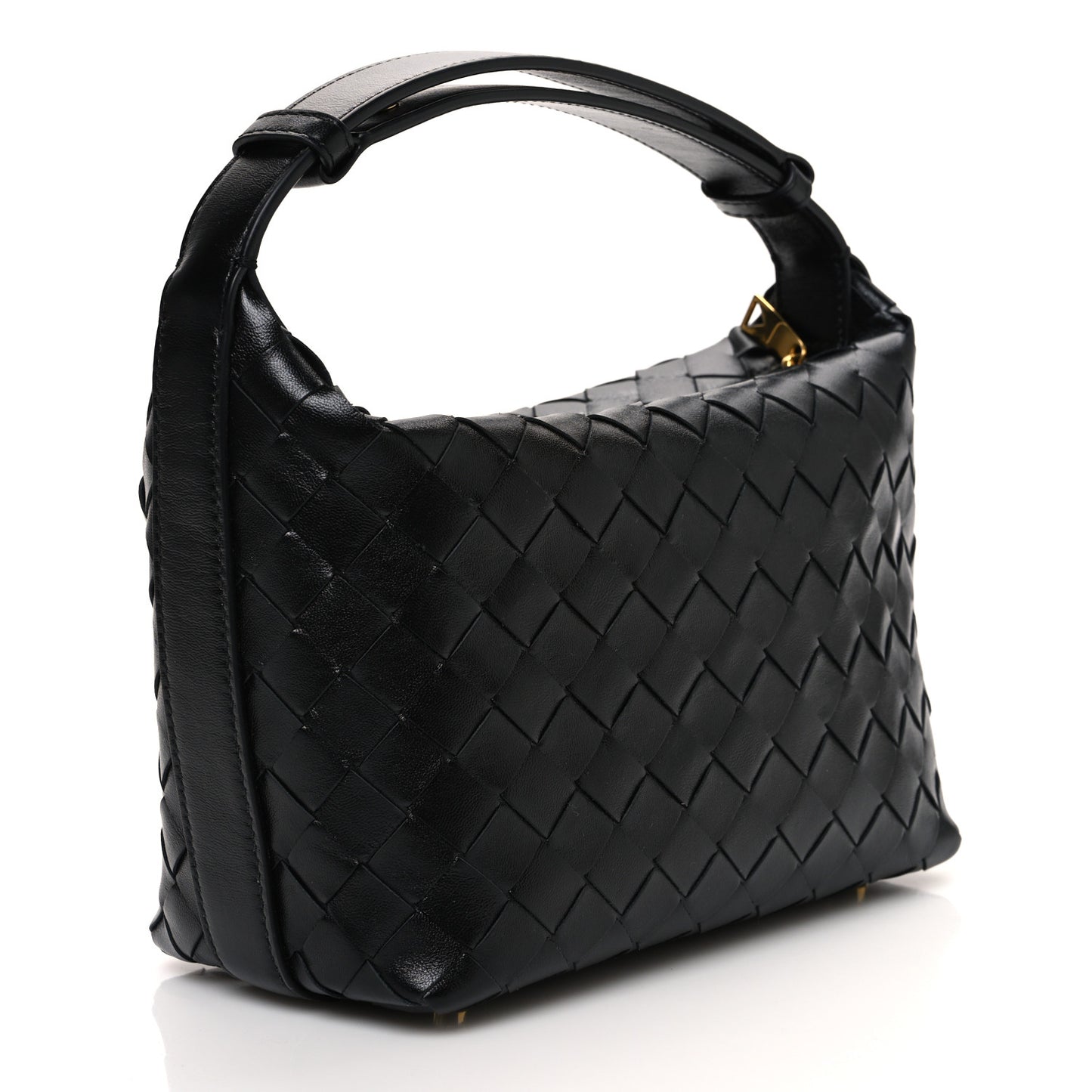 Calfskin Nappa Intrecciato Mini Wallace Black