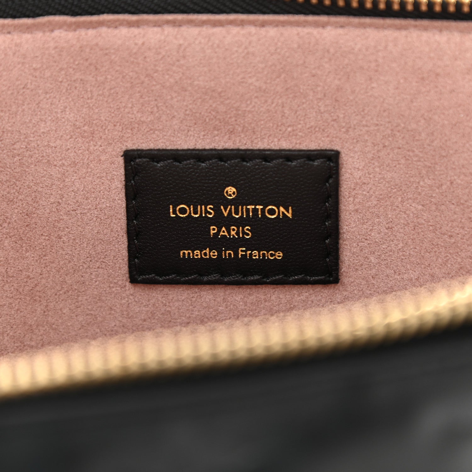 Louis Vuitton Lambskin Embossed Monogram Coussin PM Black 6 of 10