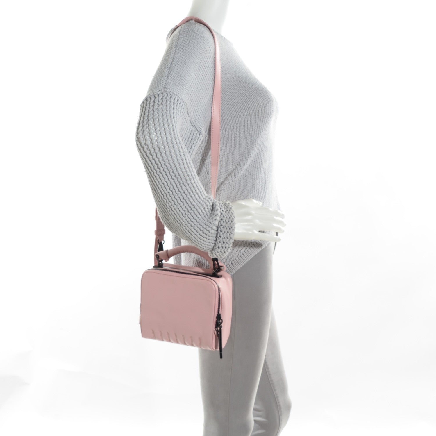 3.1 Phillip Lim 3.1 Calfskin Small Ryder Satchel Bubblegum 2 of 7