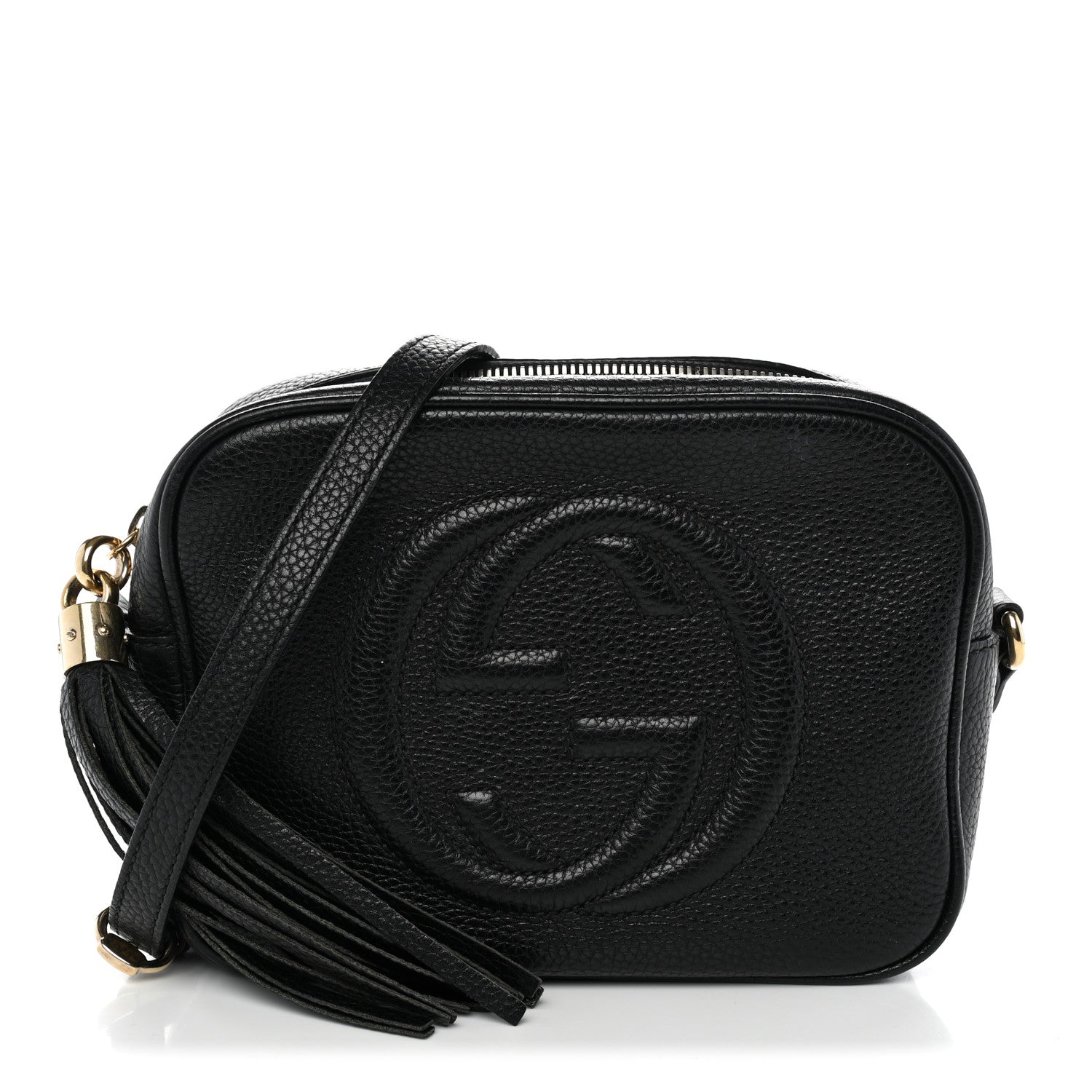 Gucci Pebbled Calfskin Small Soho Disco Bag Black 1 of 13