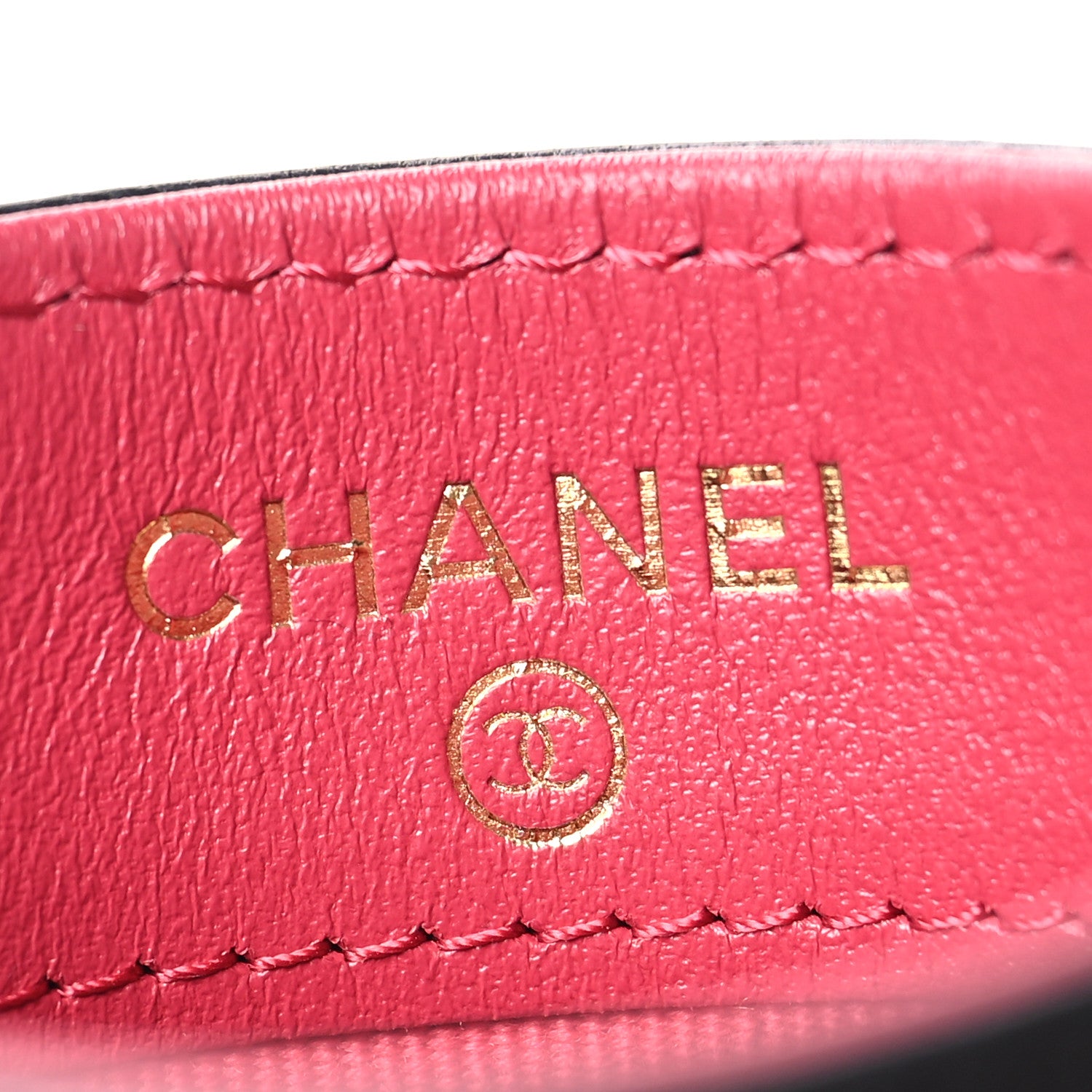 Chanel Lambskin Quilted Chanel 19 Card Holder Black 6 of 12