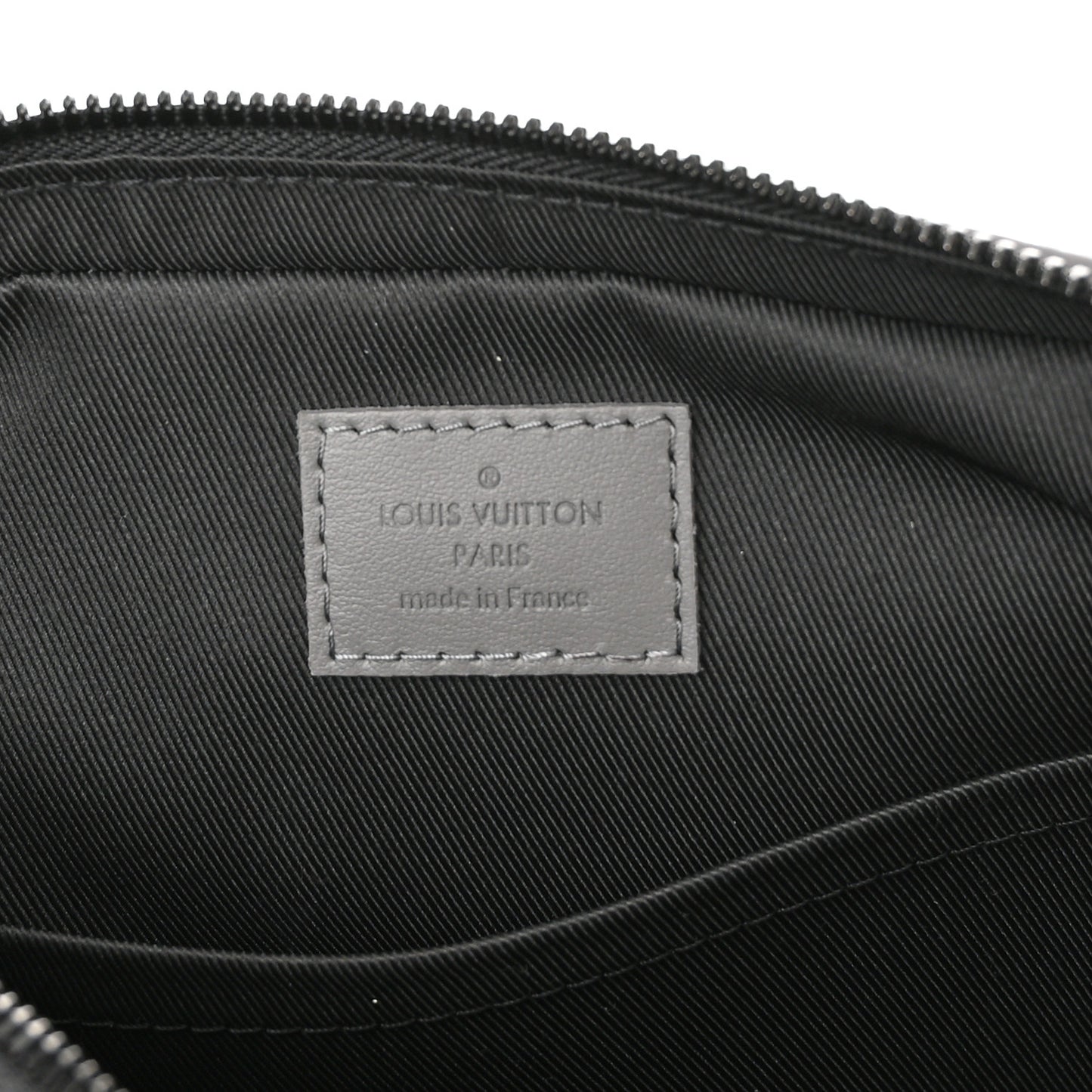 Calfskin Monogram Shadow Duo Messenger Anthracite Gray