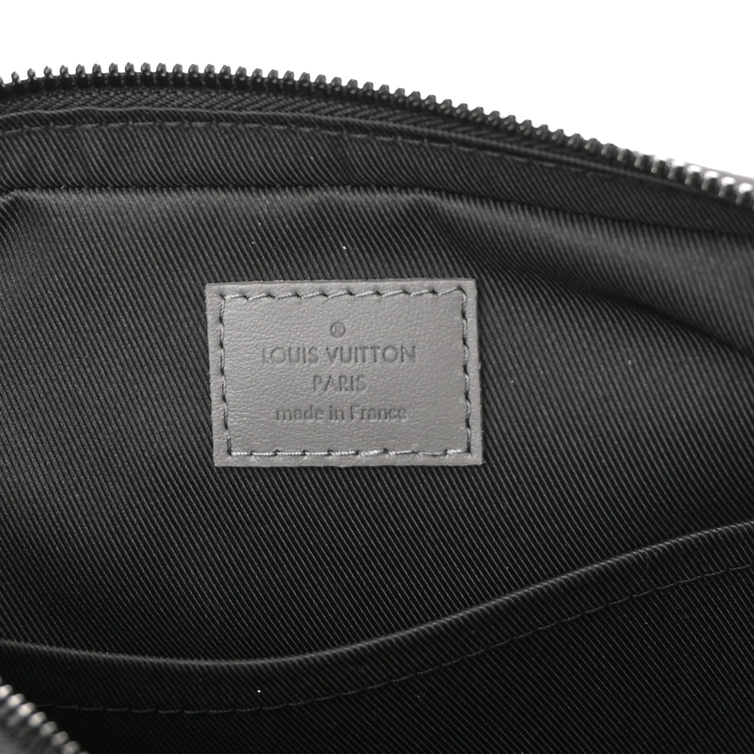 Louis Vuitton Calfskin Monogram Shadow Duo Messenger Anthracite Gray 6 of 10