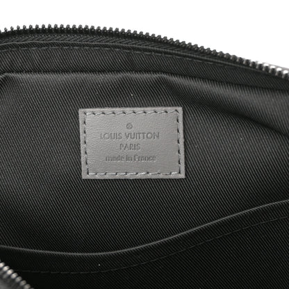 Louis Vuitton Calfskin Monogram Shadow Duo Messenger Anthracite Gray 6 of 10