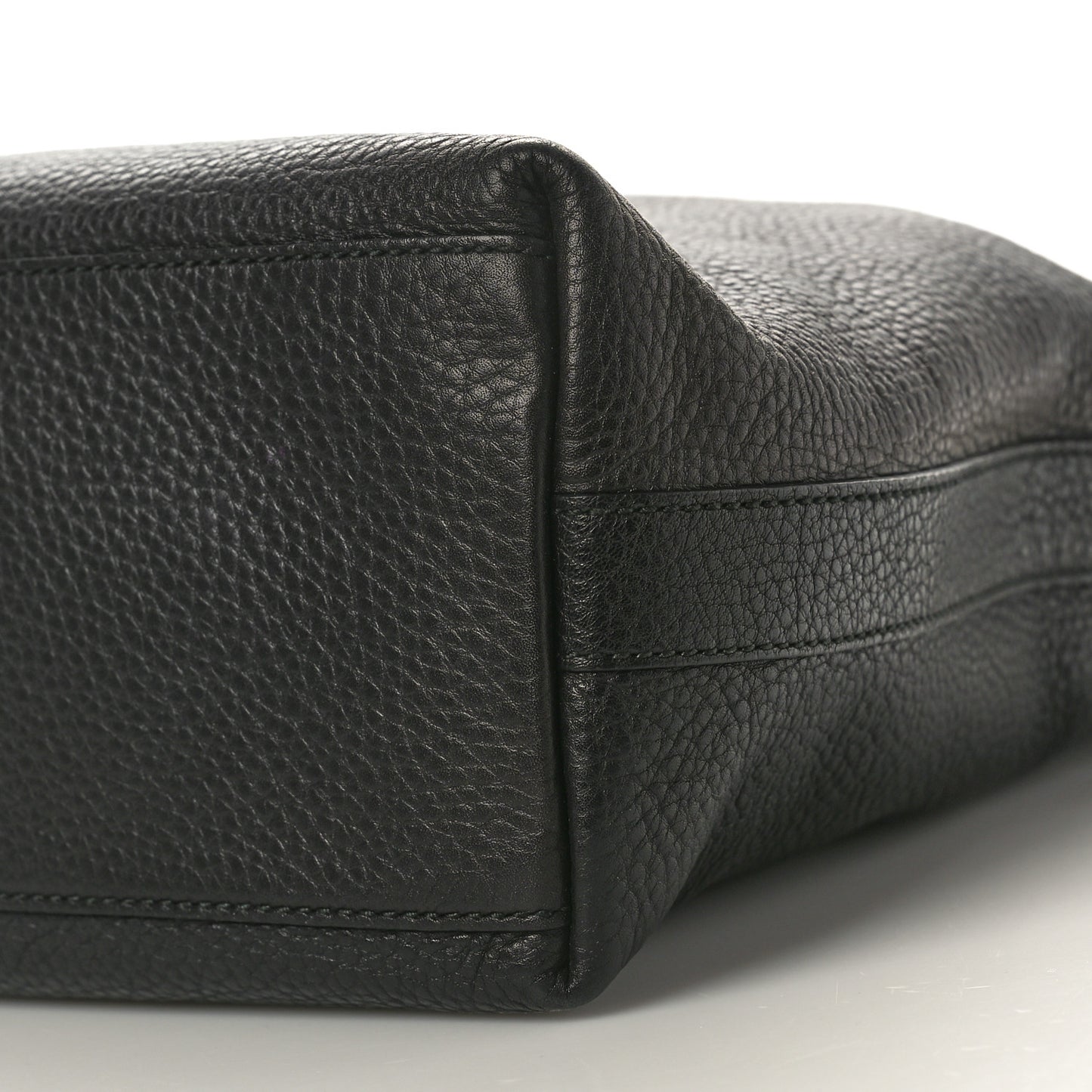 Pebbled Calfskin Small Miss GG Hobo Black