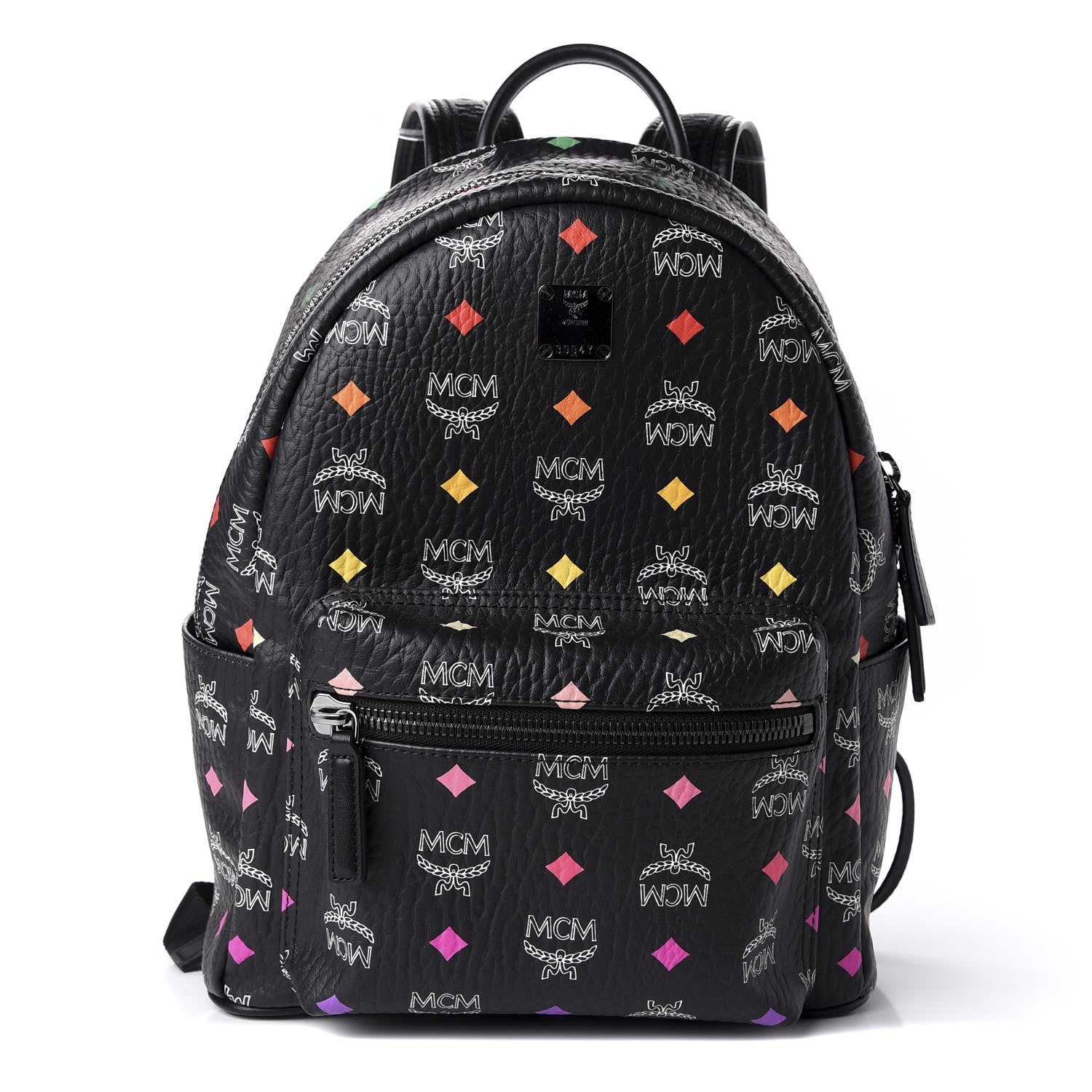 MCM Skyoptic Visetos Small Stark Backpack Spectrum Diamond Black 1 of 8