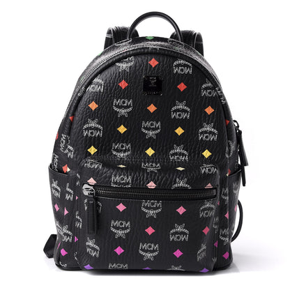MCM Skyoptic Visetos Small Stark Backpack Spectrum Diamond Black 1 of 8