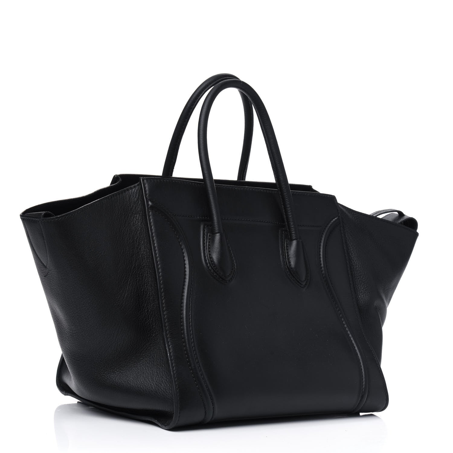 Celine Supple Calfskin Medium Phantom Luggage Black 2 of 22