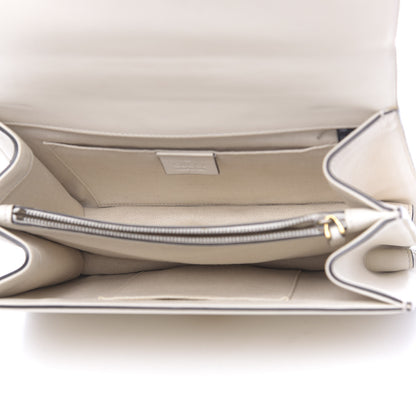 Gucci Calfskin Bamboo Web Medium Dionysus Top Handle Bag White Blue Hibiscus Red 5 of 13
