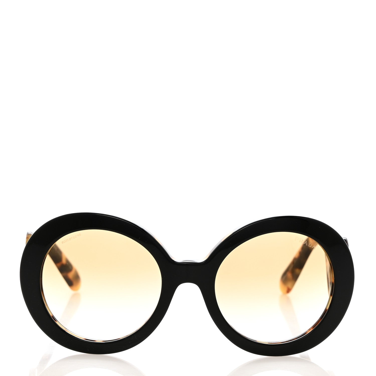 Prada Baroque Sunglasses SPR 27N Black Tortoise 1495851 – FASHIONPHILE