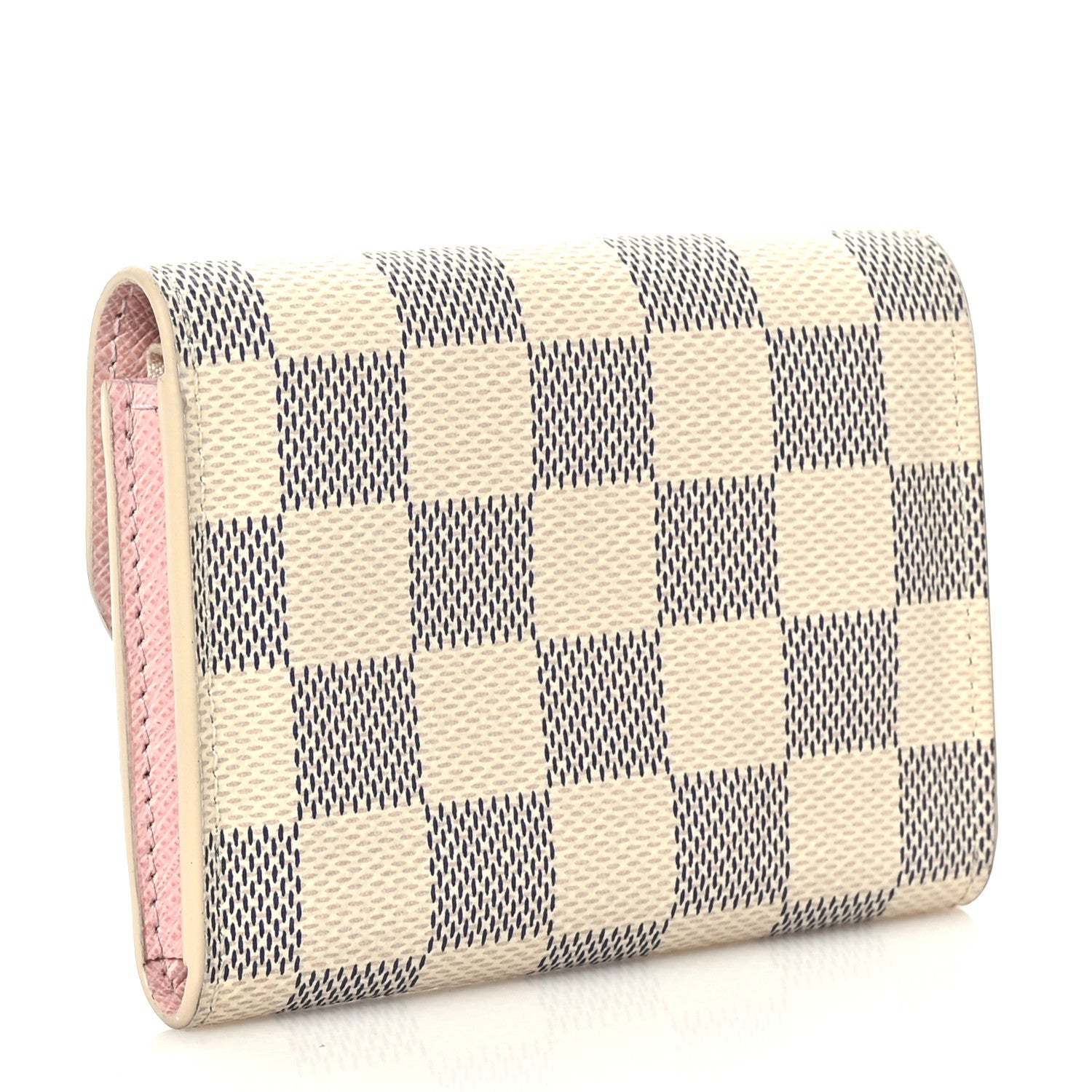 Louis Vuitton Damier Azur Rosalie Coin Purse Rose Ballerine 3 of 6