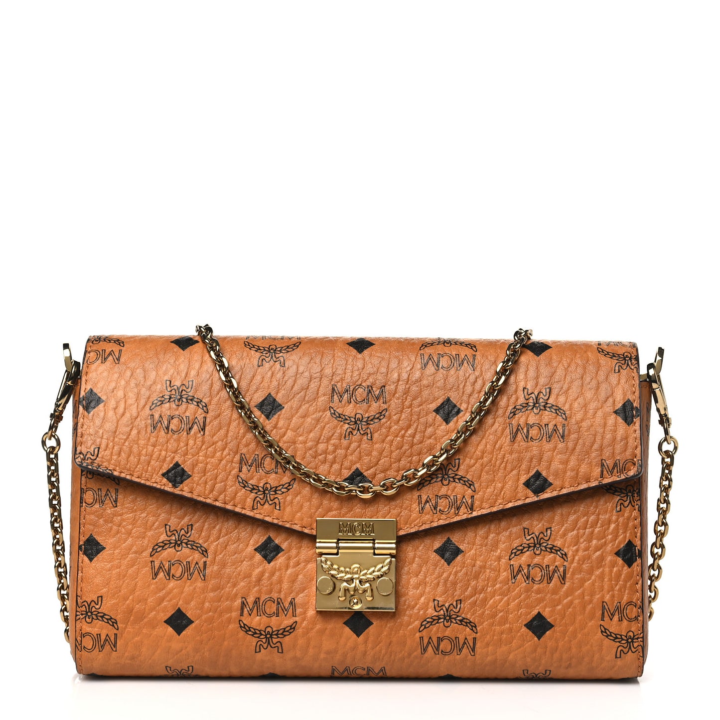 Visetos Millie Wallet On Chain Cognac