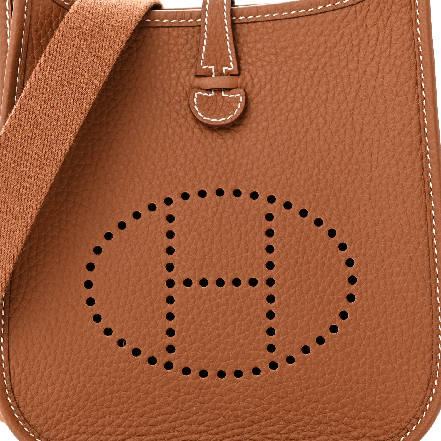 Hermes Taurillon Clemence Evelyne TPM Gold 8 of 11