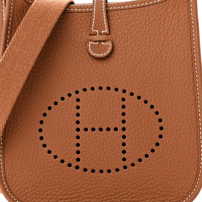 Hermes Taurillon Clemence Evelyne TPM Gold 8 of 11