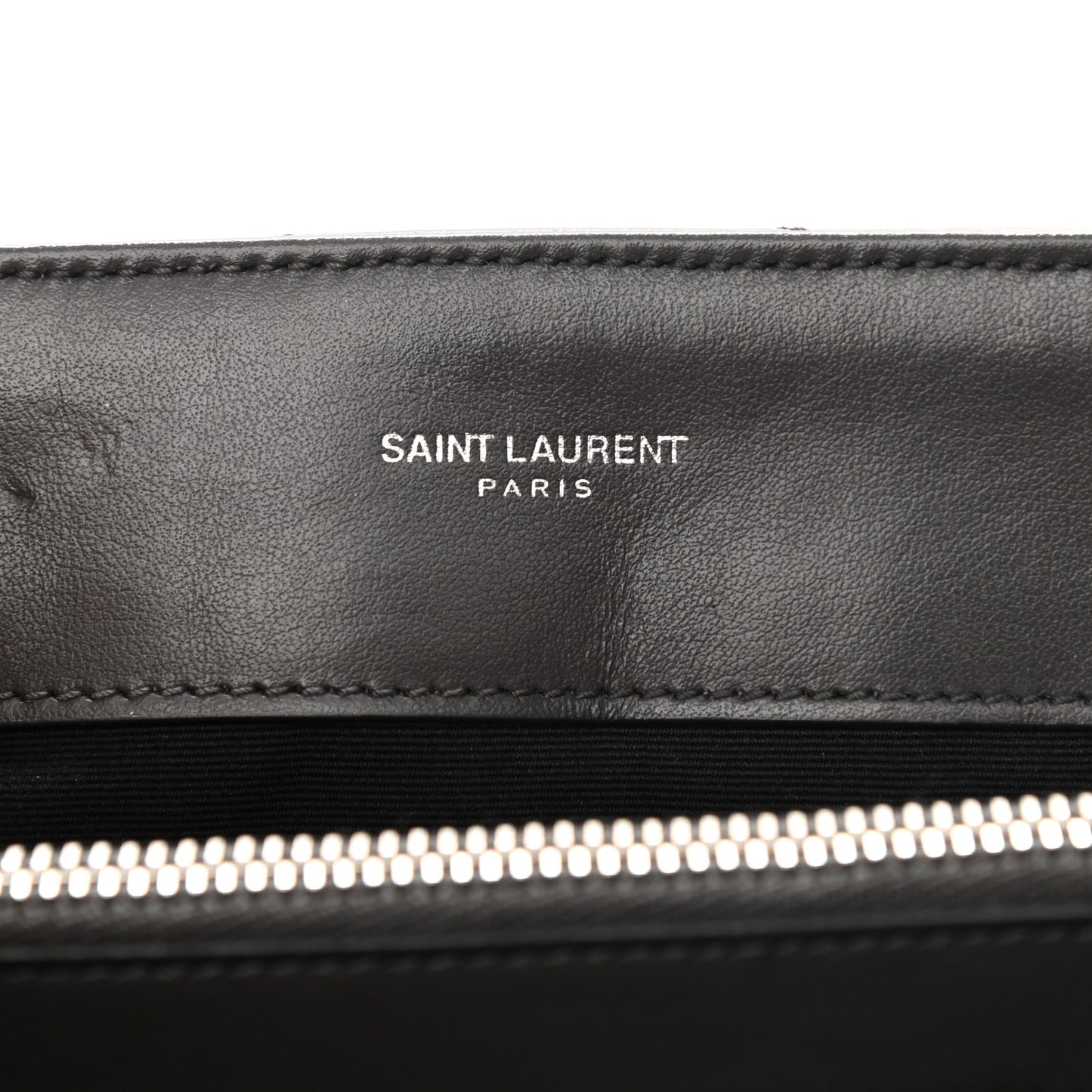 Calfskin Y Quilted Monogram Medium Loulou Chain Satchel Asphalt