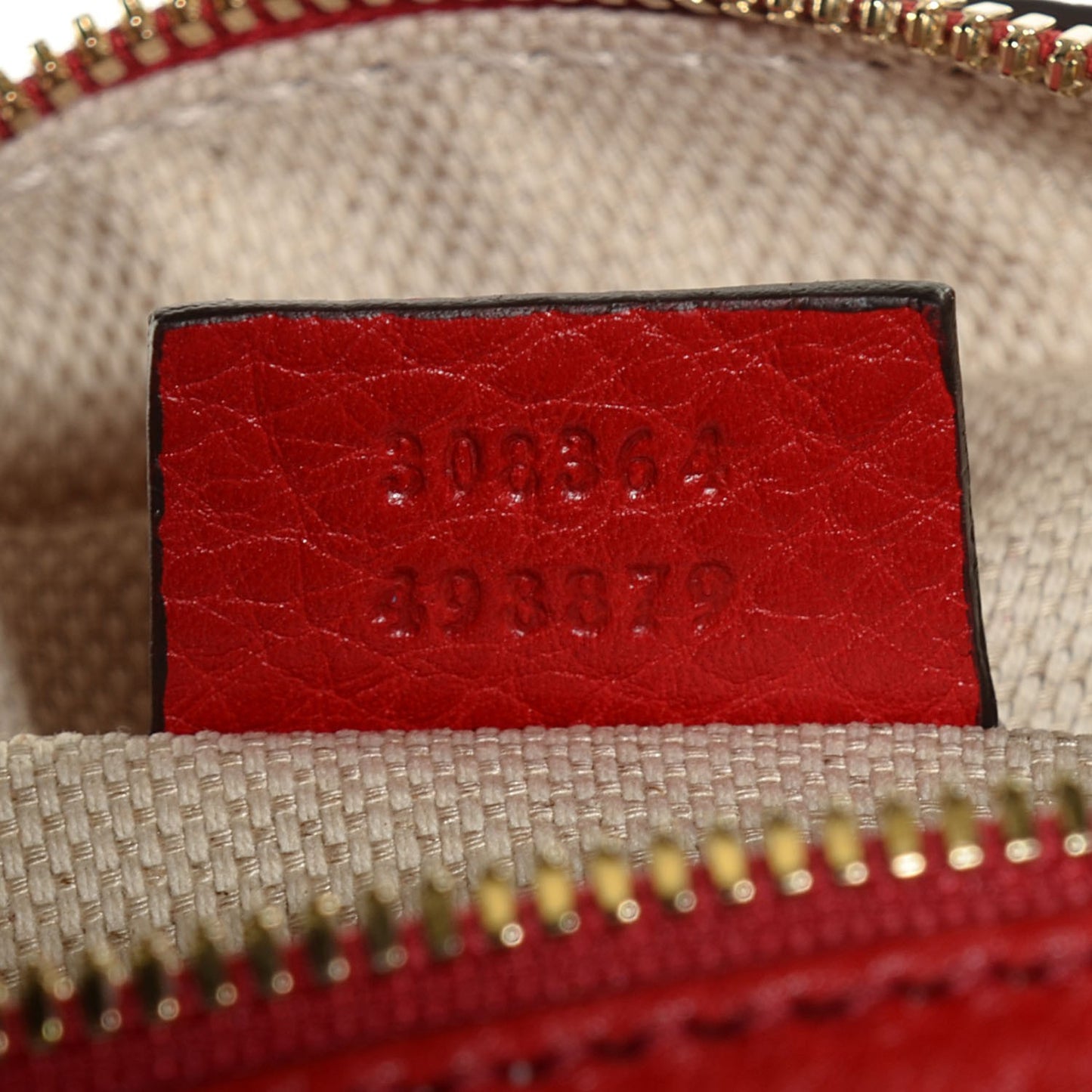 Pebbled Calfskin Small Soho Disco Bag Tabasco Red