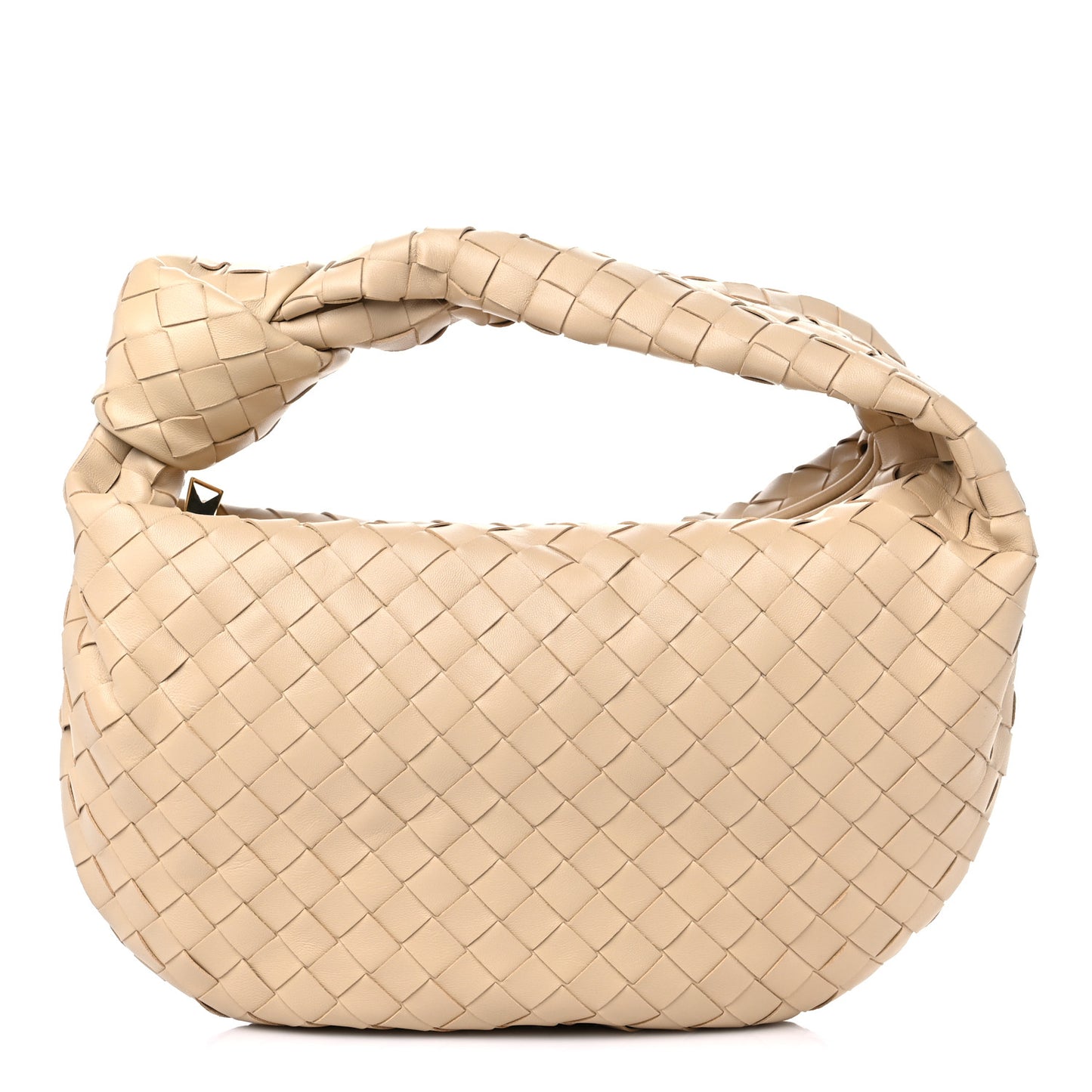 Nappa Intrecciato Teen Jodie Hobo Porridge