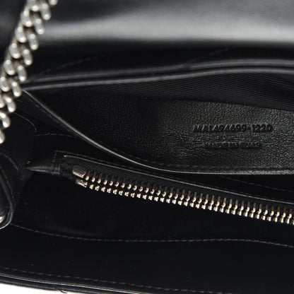 Saint Laurent Calfskin Y Quilted Monogram Small Loulou Chain Satchel Black 8 of 11