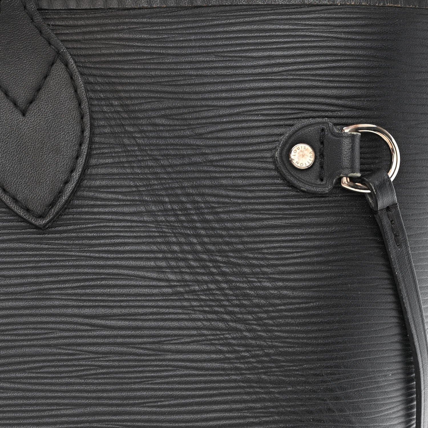 Louis Vuitton Epi Neverfull MM Black 10 of 14