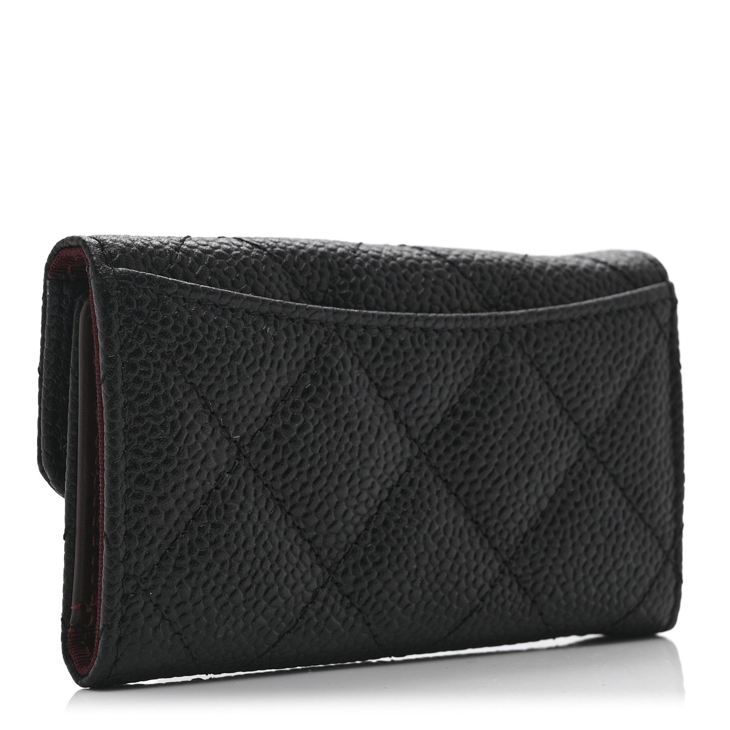 Chanel Caviar Quilted 6 Key Holder Black 3 of 10