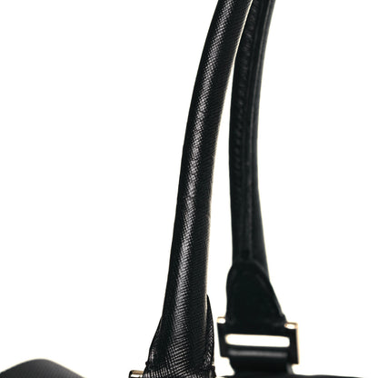 Prada Tessuto Nylon Saffiano Duffle Black 18 of 26