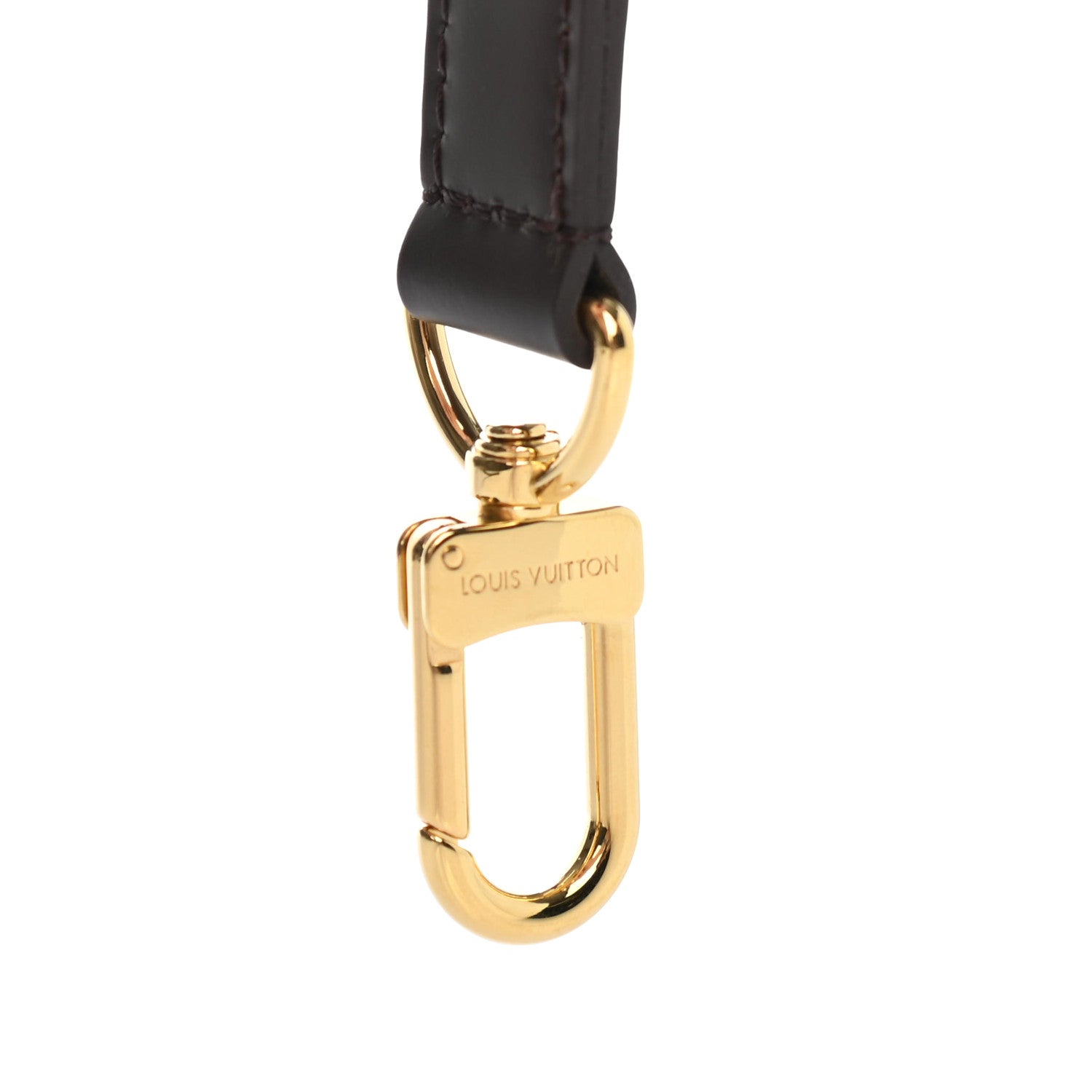 Louis Vuitton Calfskin Adjustable Speedy Bandouliere Shoulder Strap Brown 3 of 3