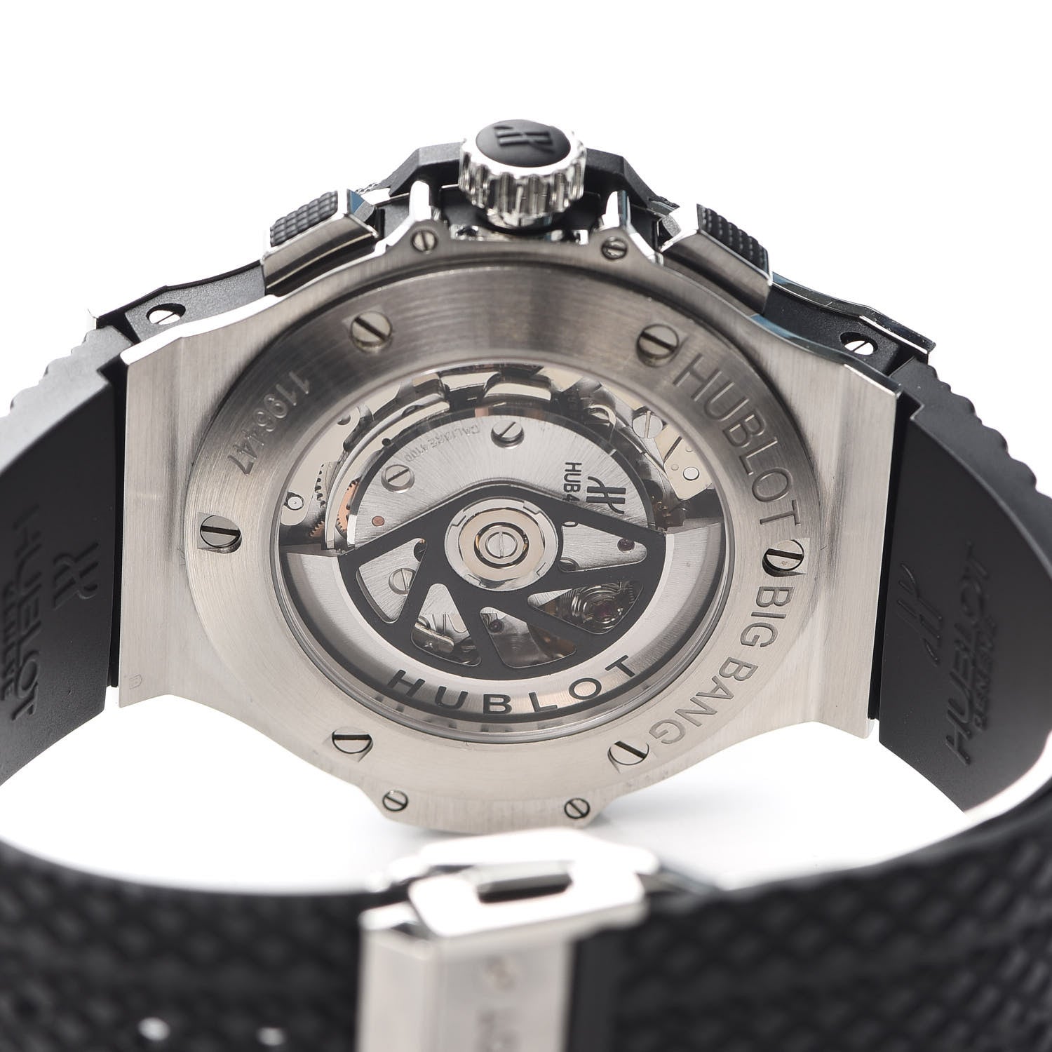 Hublot Stainless Steel Ceramic Rubber 44mm Big Bang Automatic Watch Black 301.SB.131.RX 4 of 6