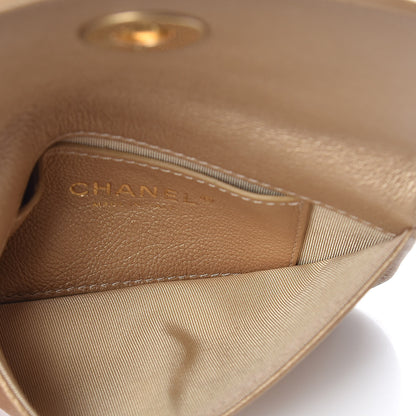 Chanel Lambskin Quilted Small Camellia Flower Flap Black 11 of 11