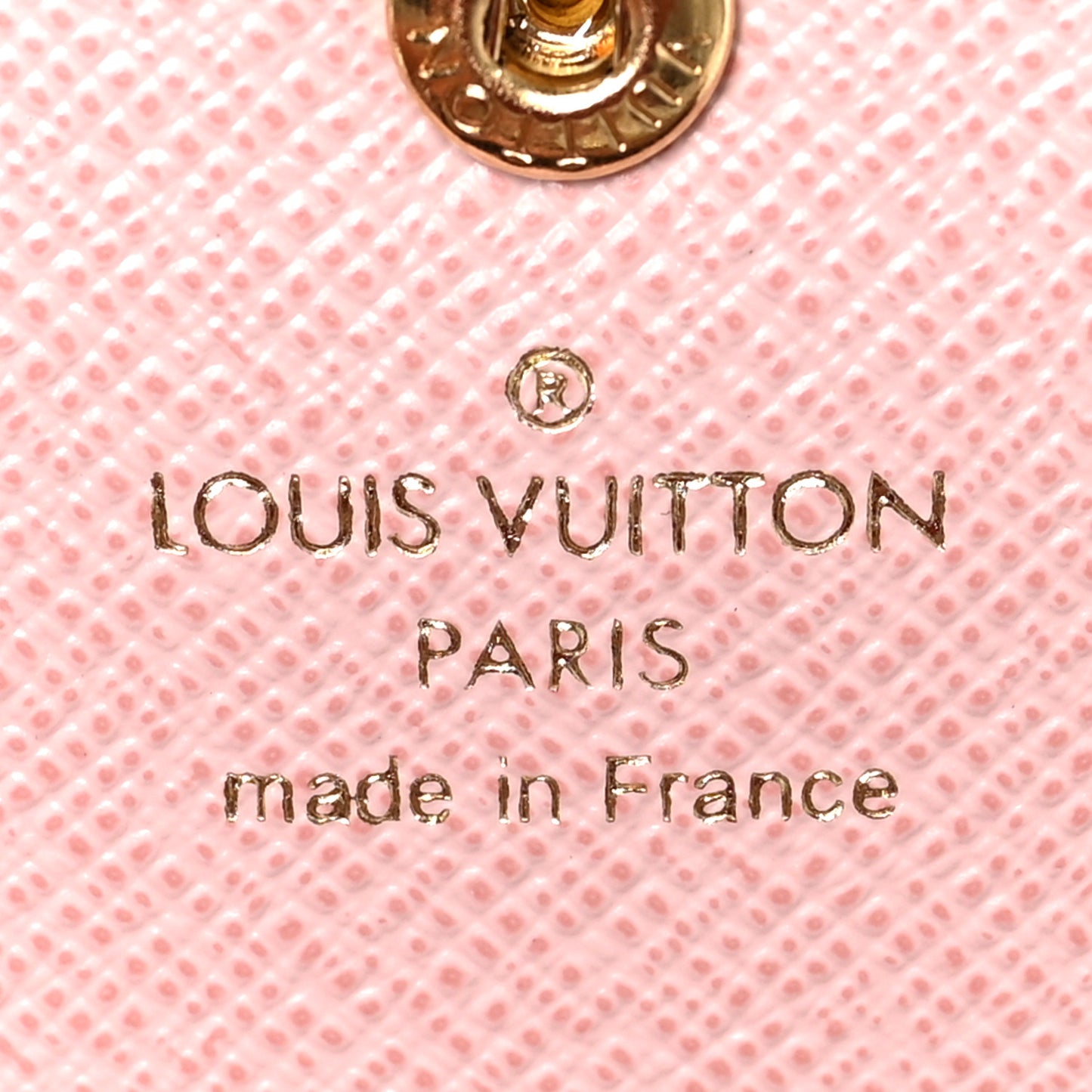 Monogram Emilie Wallet Rose Ballerine