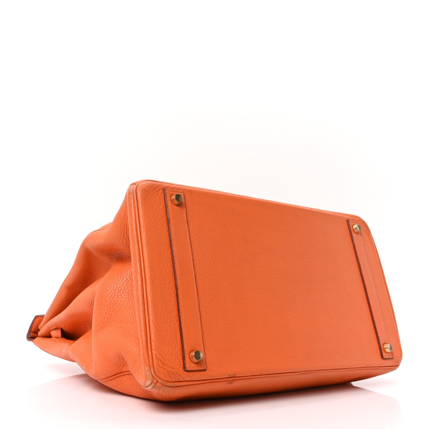 Taurillon Clemence Birkin 40 Orange