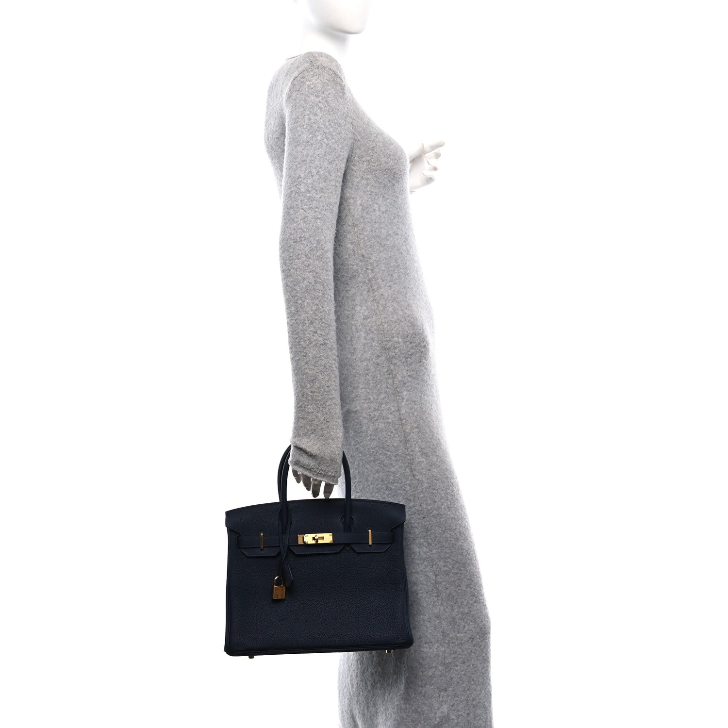 Hermes Togo Birkin 30 Bleu Nuit 3 of 11