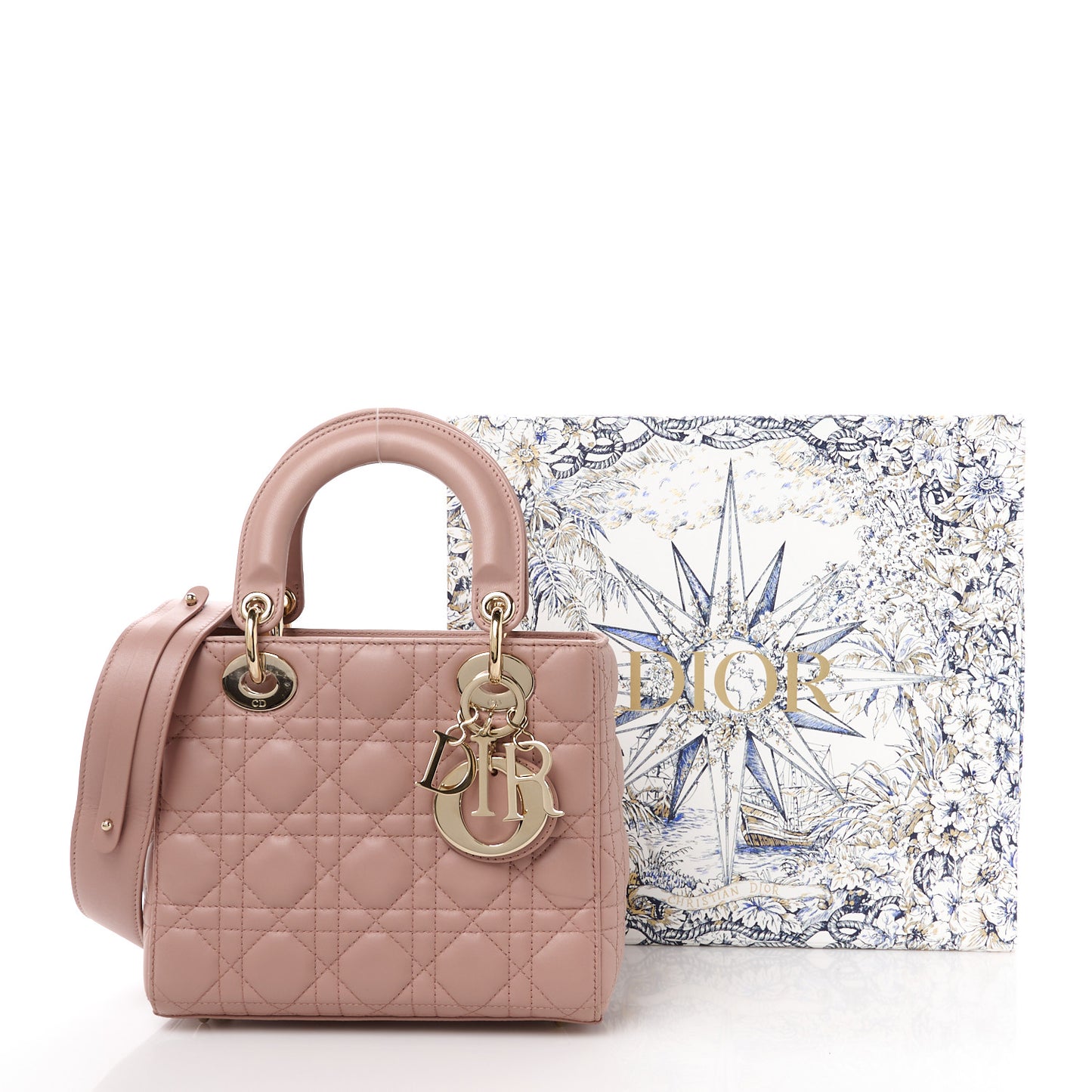 Lambskin Cannage Small My ABCDior Lady Dior Fard