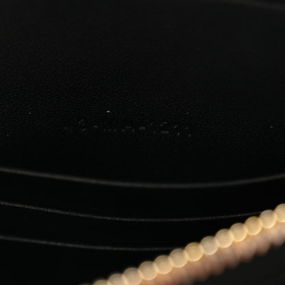Christian Dior Calfskin Cannage Caro Zipped Pouch With Chain Black 7 of 10