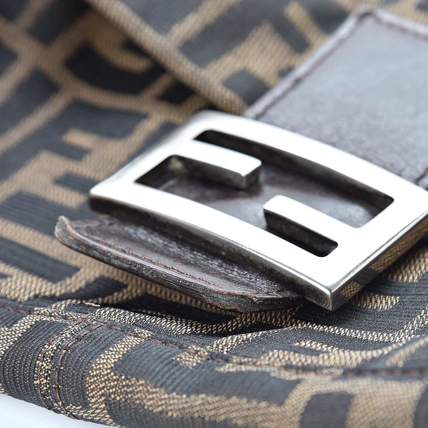 Fendi Zucca Baguette Tobacco 14 of 15