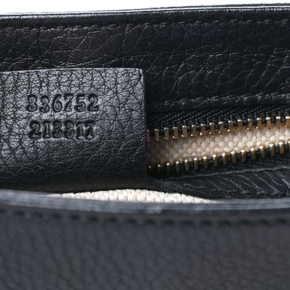 Gucci Pebbled Calfskin Medium Soho Flap Crossbody Black 7 of 9