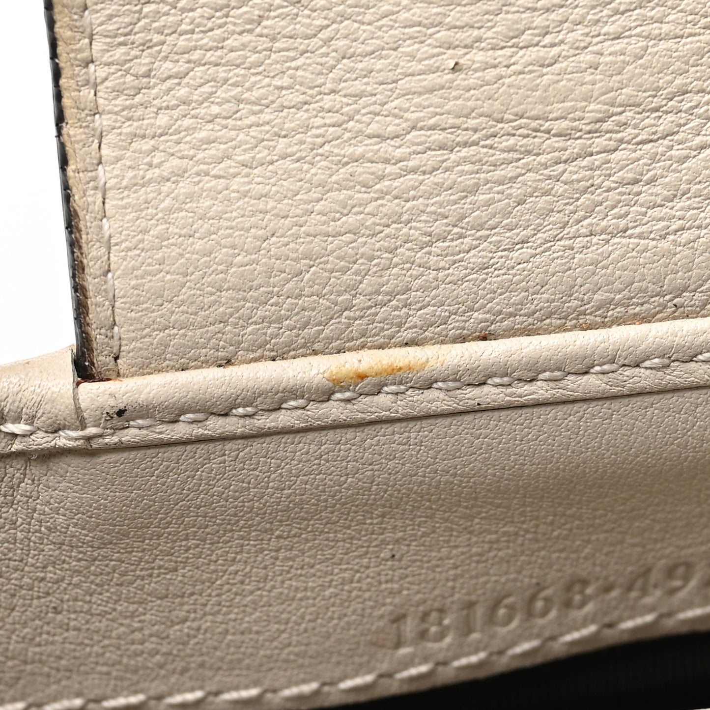 Guccissima Ladies Web Long Wallet Off White