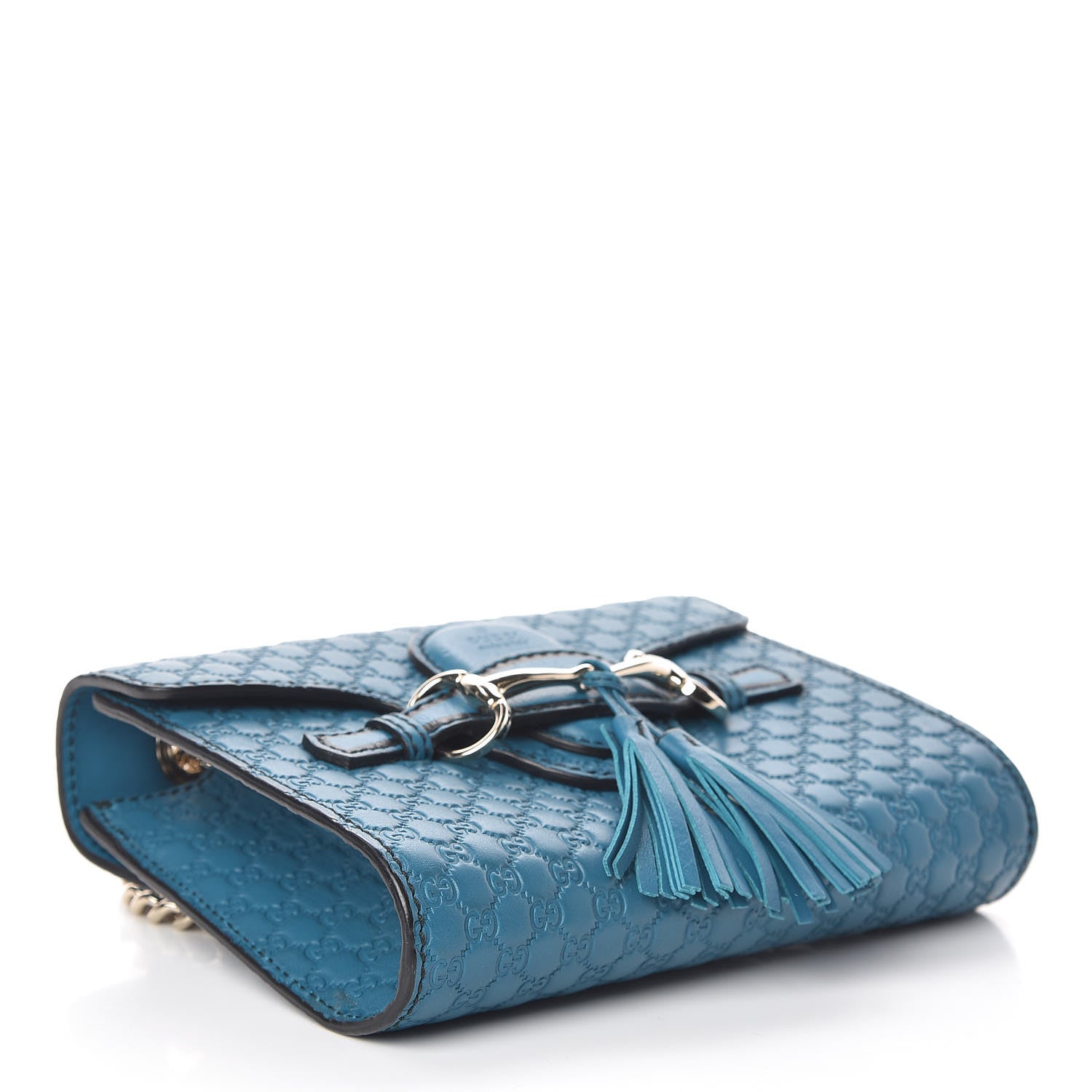 Gucci Microguccissima Mini Emily Shoulder Bag Deep Cobalt 4 of 11