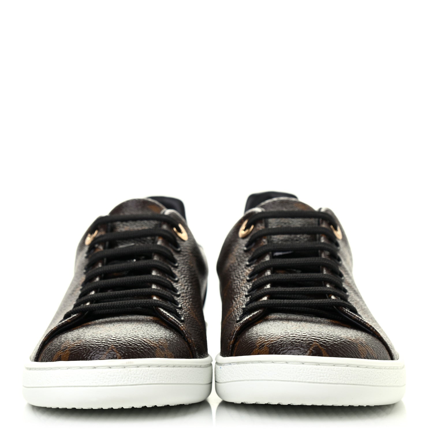 Louis Vuitton Patent Monogram Frontrow Sneakers 39 2 of 8