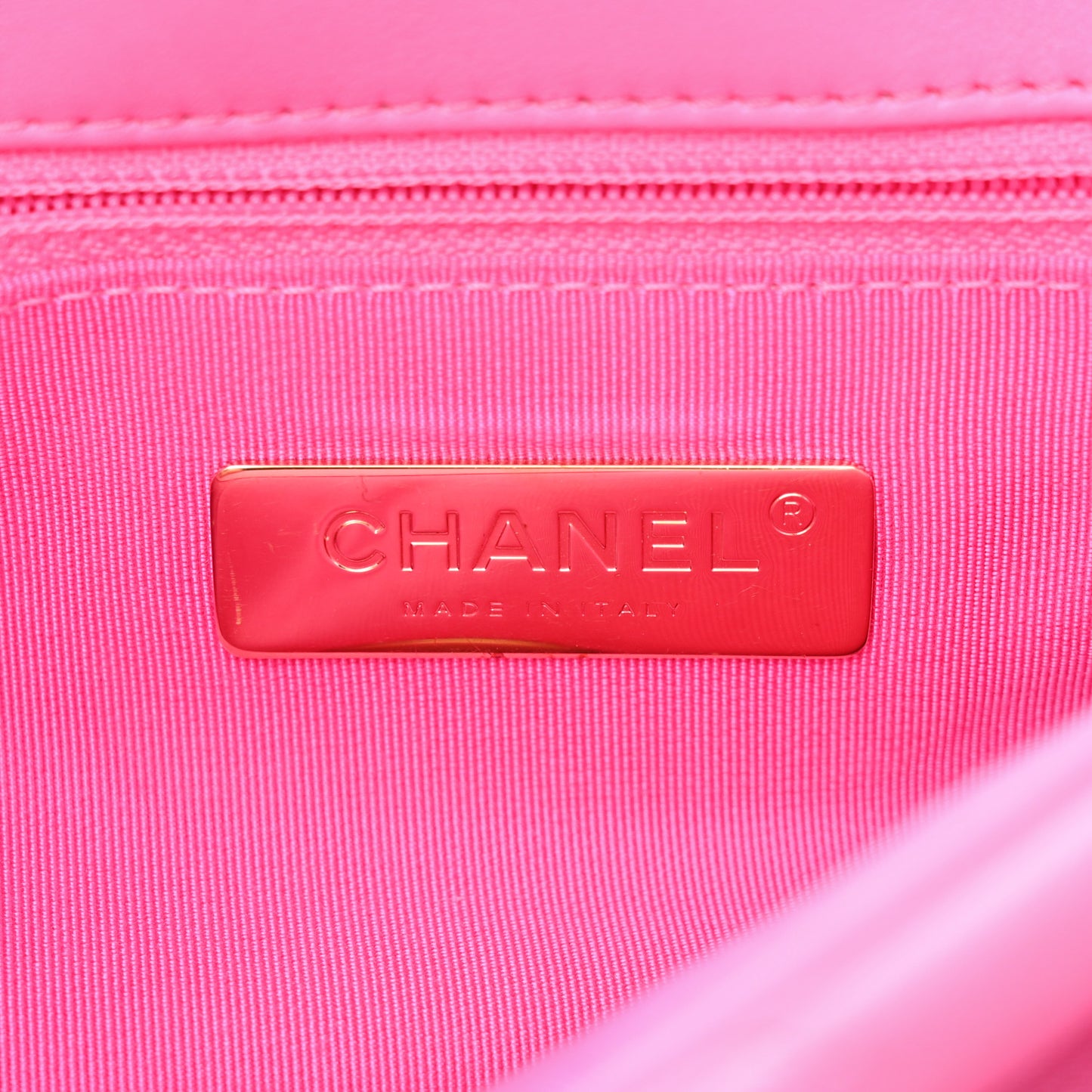 Lambskin Quilted Medium Chanel 19 Flap Pink