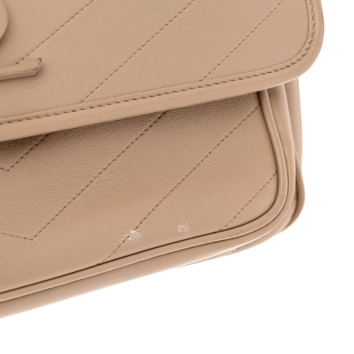 Lambskin Matelasse Monogram Medium Niki Chain Satchel Dark Beige