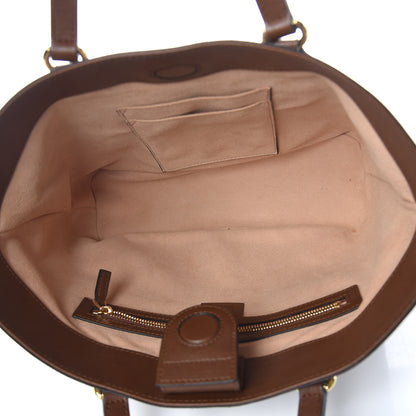 Gucci Soft GG Supreme Monogram Small Crossbody Tote Beige Cuir 7 of 11