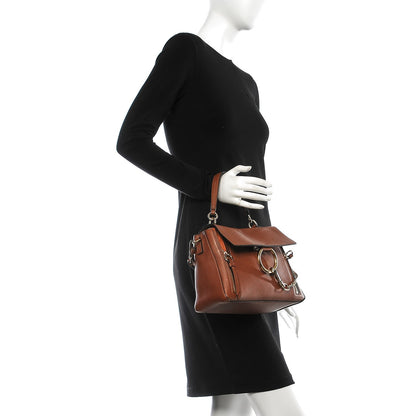 Chloe Calfskin Small Faye Day Shoulder Bag Tan 2 of 8