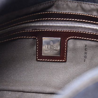 Fendi Denim Baguette Blue 5 of 8