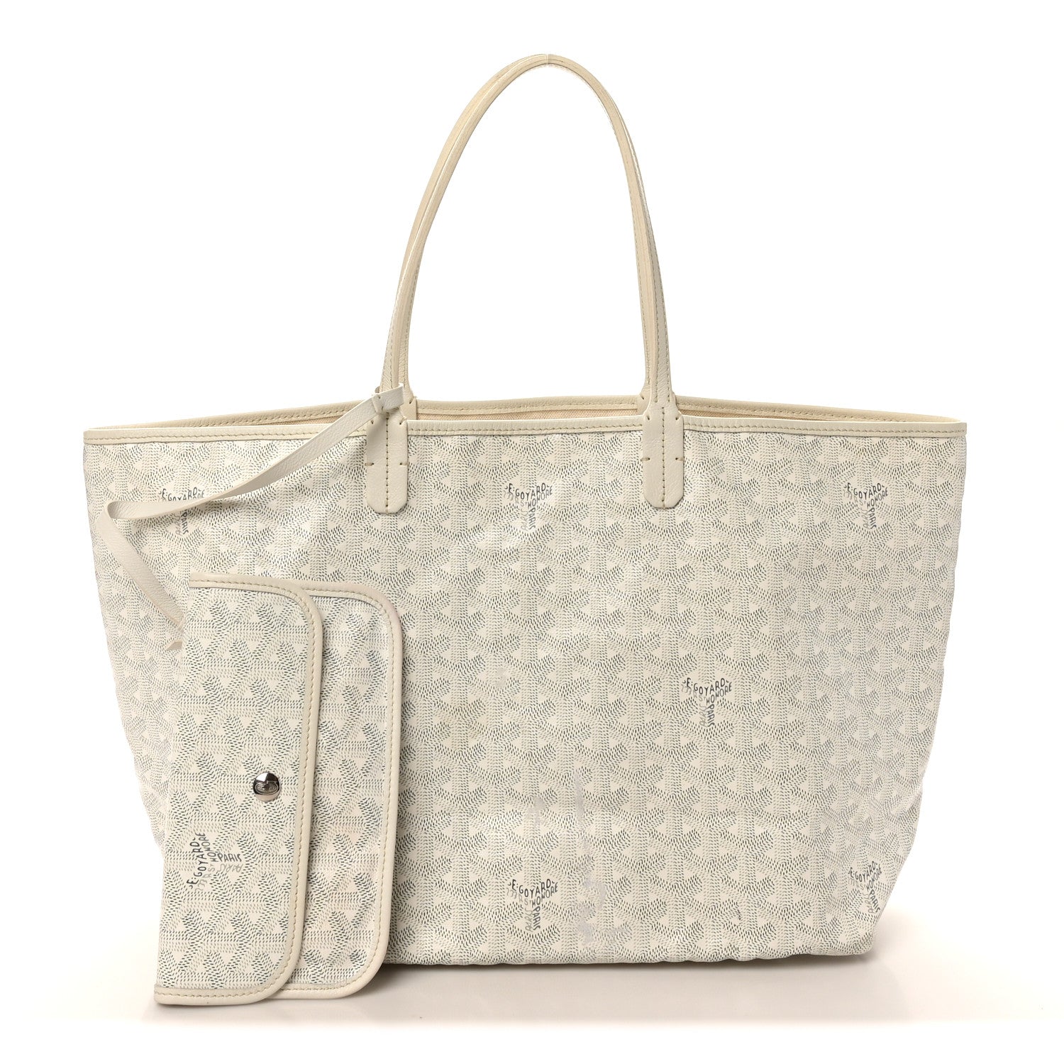 Goyard Goyardine Saint Louis PM White 3 of 11