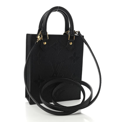 Louis Vuitton Empreinte Monogram Giant Petit Sac Plat Black 3 of 12