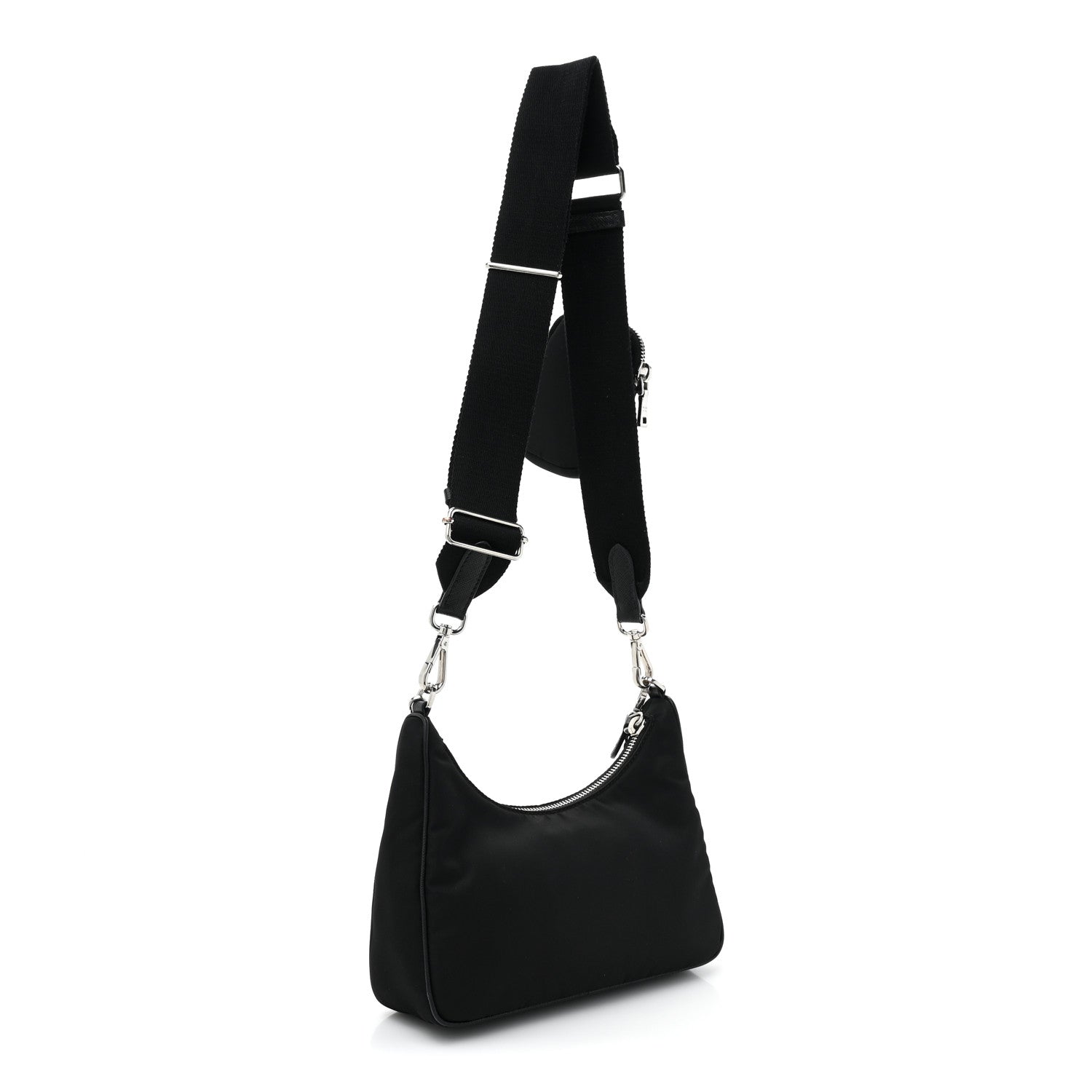 Prada Nylon Re-Edition 2005 Shoulder Bag Black 3 of 13