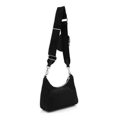 Prada Nylon Re-Edition 2005 Shoulder Bag Black 3 of 13